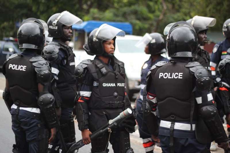 Security services team in uniform
